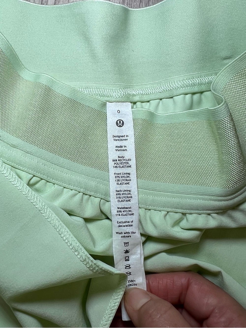 lululemon athletica Mint Green Flared Tennis Skirt Size 0 - Picture 10 of 11